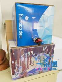 রেড ওয়াইন এবং তেল / ধারক সঙ্গে পানীয় জন্য বাক্সে এ্যাস্পটিক BIB ব্যাগ