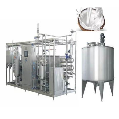 PLC SUS304/316 সহ নারকেল দুধ/নারকেল জল/নারকেল তেলের জন্য শক্তি সঞ্চয়কারী নারকেল প্রক্রিয়াকরণ লাইন কাস্টমাইজড মেশিন