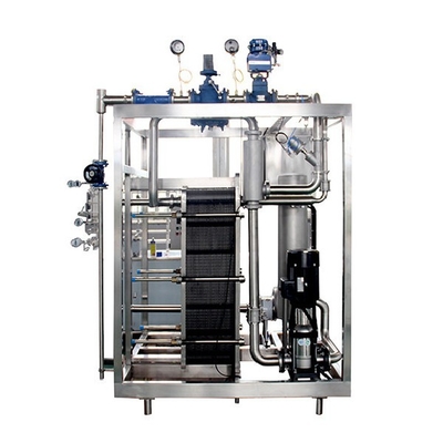 দুধের জন্য 8T/H SUS304 135-150 ডিগ্রী UHT পেস্টুরাইজার যন্ত্রপাতি
