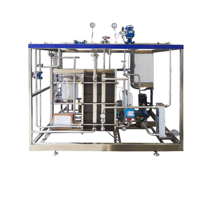 দুধের জন্য 8T/H SUS304 135-150 ডিগ্রী UHT পেস্টুরাইজার যন্ত্রপাতি