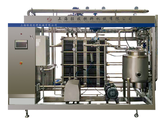 দুধের জন্য 8T/H SUS304 135-150 ডিগ্রী UHT পেস্টুরাইজার যন্ত্রপাতি