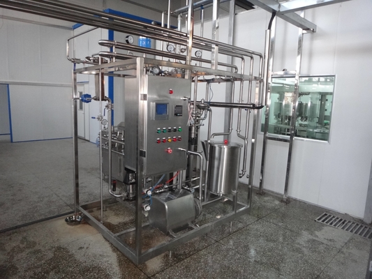 কাস্টমাইজড 500-20000L/H প্যাস্টুরাইজার মেশিন পিএলসি 500-20000L/H স্টেরিলাইজার সহ আপেল / কমলা / নারকেল প্রক্রিয়াকরণ লাইন জন্য SUS304/316