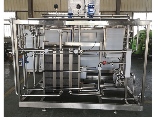 0.5-20t/H কাস্টমাইজড পেস্টুরাইজার জন্য আদা / কুমড়ো / কাল প্রক্রিয়াকরণ লাইন পিএলসি SUS304/316 সঙ্গে পেস্টুরাইজেশন মেশিন