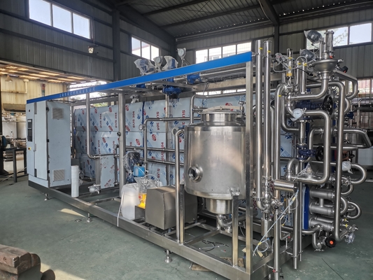 উচ্চমানের 500-20000L/H UHT স্টেরিলাইজার যোগার্ট/দুধ/আইসক্রিম উৎপাদনের কারখানার জন্য চীন থেকে কাস্টমাইজড স্টেরিলাইজার