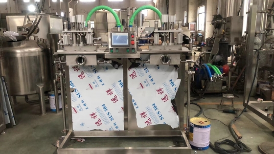 SUS304/316 2L/10L/20L ব্যাগ ইন বক্স দুধ / তেল / নারকেল জল জন্য স্বয়ংক্রিয় এসেপটিক BIB ফিলার পিএলসি সঙ্গে ফিলিং মেশিন